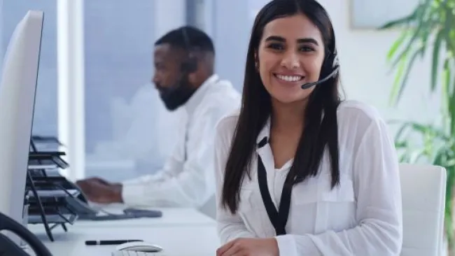 A smiling CSR